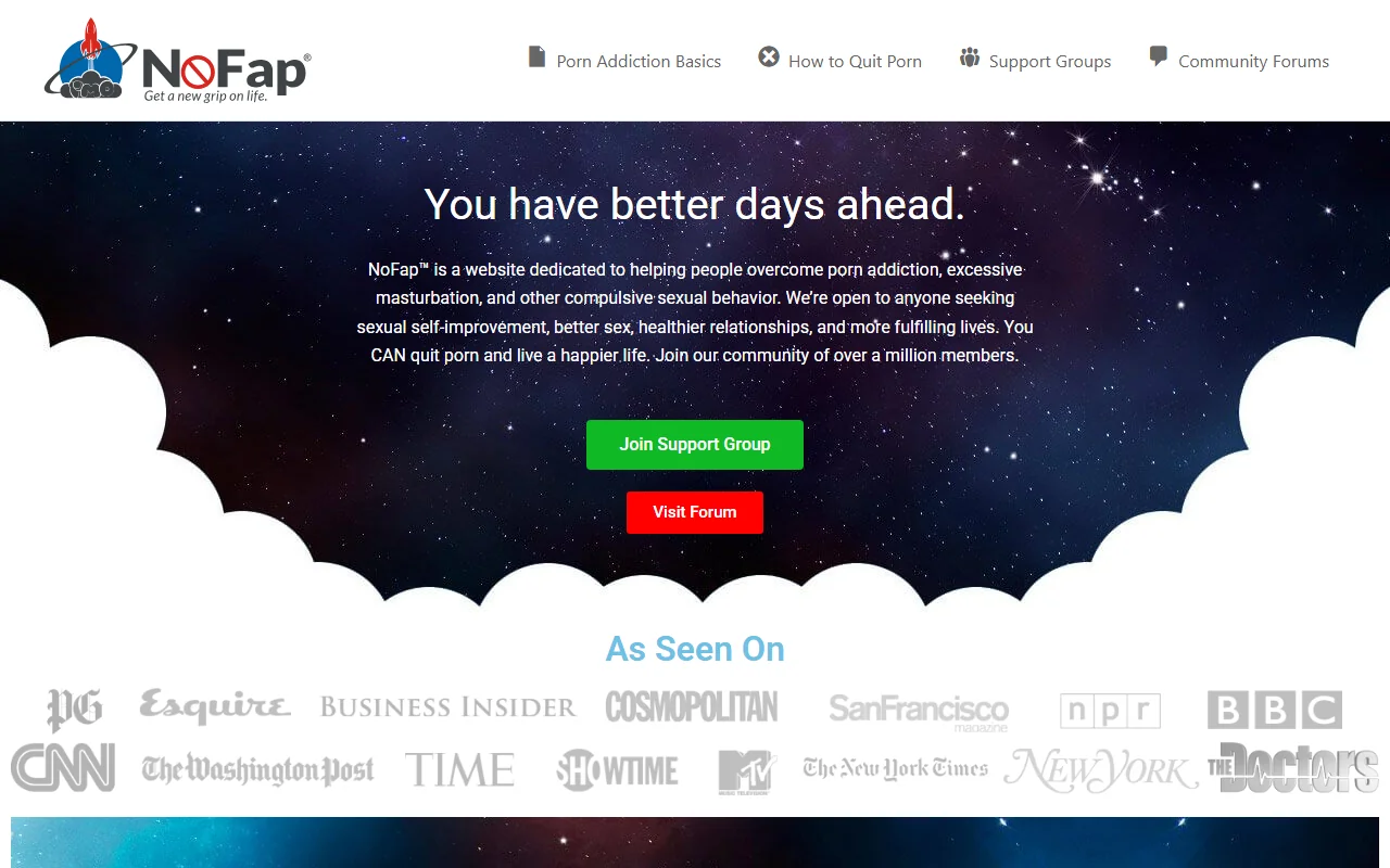 Screenshot: Nofap Screenshot of Nofap